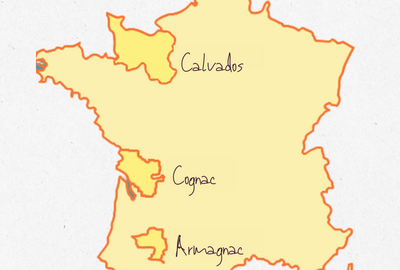 The differences and similarities between Cognac, Armagnac and Calvados