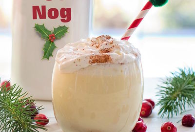 Winter tip for the festive table: make your own eggnog with the help of Chef Jean-Pierre