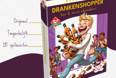 Ontdek het gloednieuwe gezelschapsspel Drankenshopper
