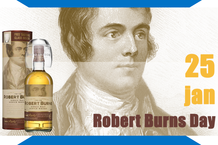 Vier Robert Burns Day op 25 januari