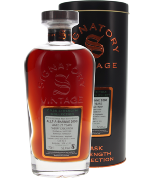 Allt A Bhainne 2000 21y (Signatory - Cask Collection) Incl. Doos