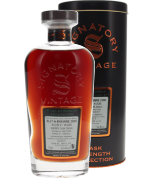 Allt A Bhainne 2000 21y (Signatory - Cask Collection) Incl. Doos