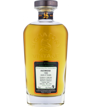 Auchroisk 1990 27y (Signatory - Cask Collection) Incl. Tube