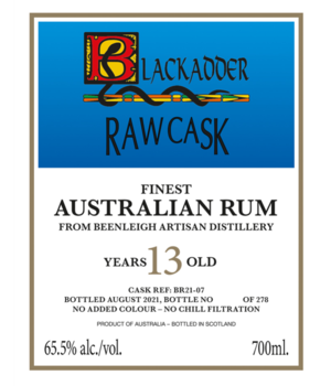 Beenleigh 2007 13y Barc (Blackadder Rum)