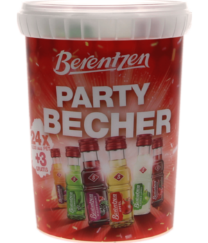 Berentzen Partybeker 27*2cl Boîte Incl.