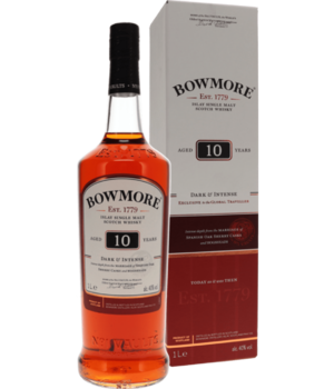 Bowmore 10y Dark & Intense 1l Incl. Doos