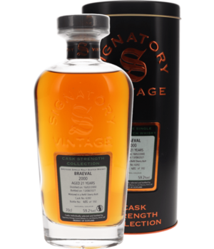 Braeval 2000 21y (Signatory - Cask Collection) Incl. Tube