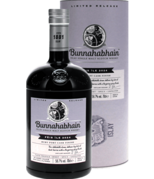 Bunnahabhain Feis Ile (2024) 2009 14y Ruby Port Finish Incl. Tube