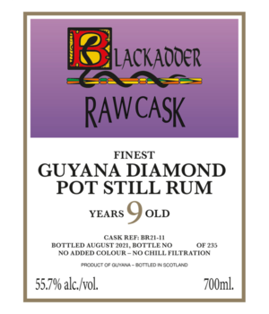 Diamond 2011 9y Barc (Blackadder Rum)