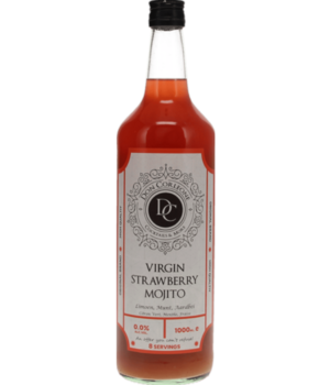 Don Corleone Virgin Strawberry Mojito 1l - Ready To Use Premix Non-Alcoholic Mocktail