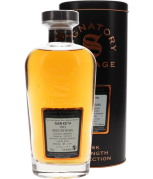 Glen Keith 1993 (Signatory - Cask Collection) Incl. Tube