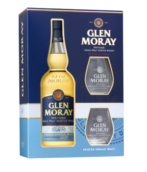 Glen Moray Peated + 2 Glazen