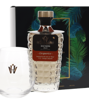Holy Water Licquorice 50cl + Glas Incl. Doos