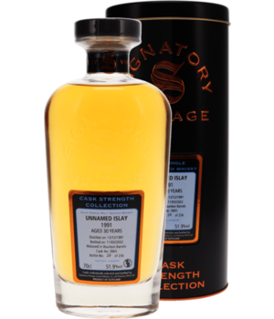 Islay 1991 30y 51,90° (Signatory - Cask Collection) Incl. Tube