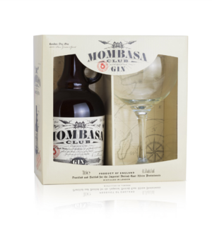 Mombasa Club Gin + Glas