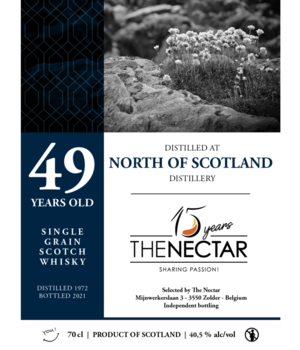 NORTH OF SCOTLAND 1972 40,5° DD (THE NECTAR - DAILY DRAM)