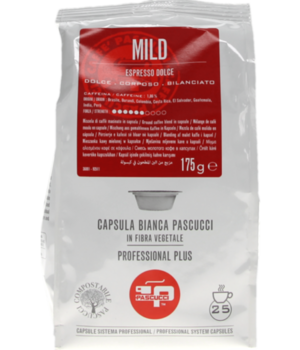 Pascucci Pads Mild Espresso Dolce 25 Stuks 175 Gram (Enkel Voor Pascucci Koffiemachines!)
