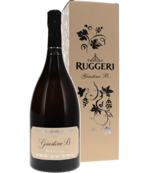 Ruggeri Giustino B. Extra Dry Valdobbiadene Prosecco Superiore 2022 1,5l + Giftbox Incl. Doos