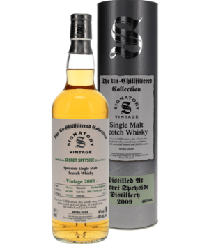 Secret Speyside 2009 13y Unchill Filtered (Signatory) Incl. Tube