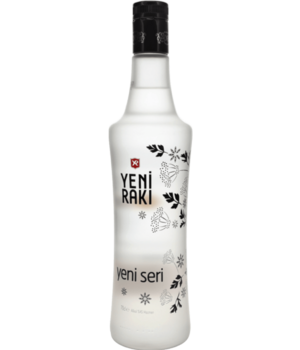 RAKI Beylerbeyi, Lot de 1 Bouteille de Raki Turc de 70cl + 2 Verres à Raki