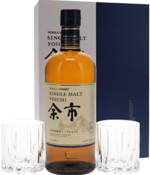 Yoichi Single Malt + 2 Glazen