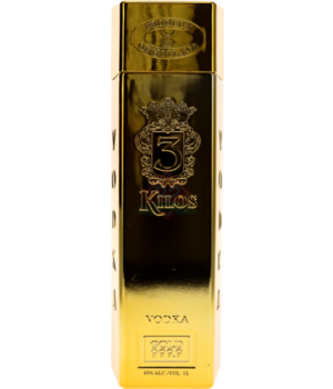 3 Kilos Gold 999,9 Vodka 1l