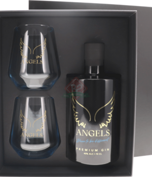Angels Gin + 2 Glazen Incl. Doos