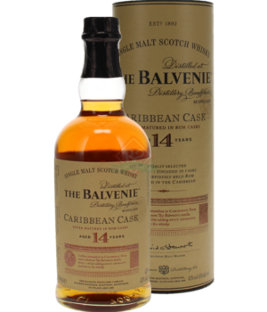 Balvenie 14y Caribbean Cask Tube Incl.