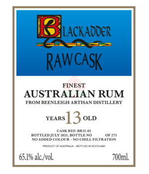 Beenleigh 2007 13y Barc (Blackadder Rum)