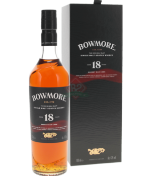 Bowmore 18y Sherry Incl. Doos