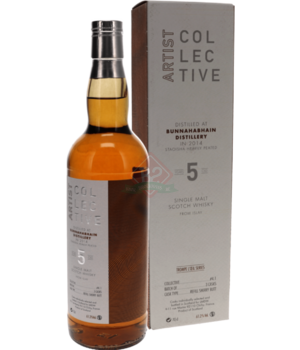 Bunnahabhain Staoisha 2014 5y Artist (Signatory - Artist Edition) Boîte Incl.