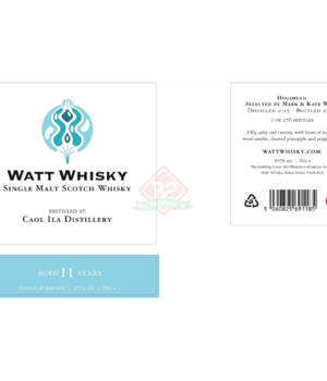 Caol Ila 2015 11y (Campbeltown Whisky Company - Watt Whisky) *PRESALE*