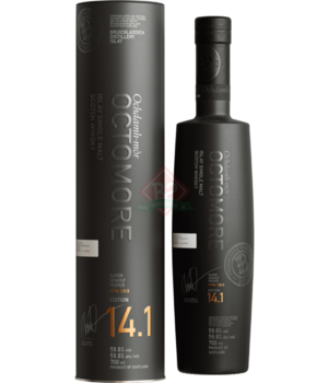 Octomore 14.1 Tube Incl. (Damaged: Label dirty, damaged or missing)