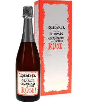 Roederer Brut Nature Rose 2015 Philippe Starck Deluxe Incl. Box