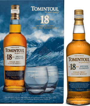 Tomintoul 18y + 2 Glazen