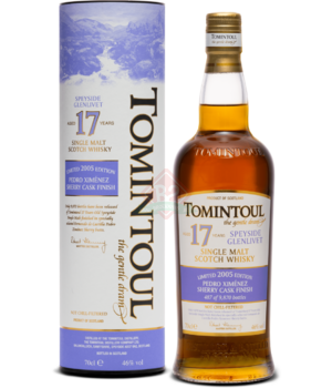 Tomintoul 2005 17y Px Finish Tube Incl.