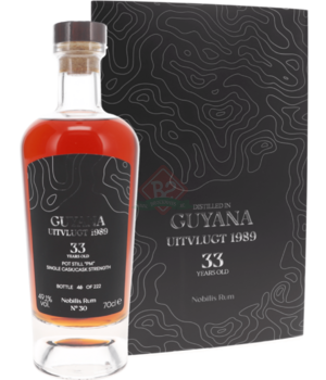 Uitvlugt 1989 33y Port Mourant (Nobilis Rum)