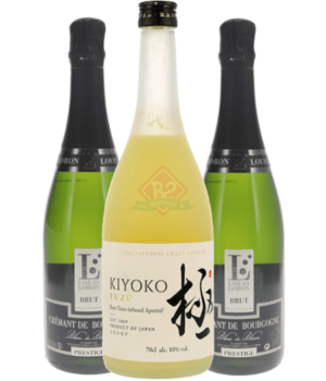 Yuzu Spritz Cocktail (Yuzu + Loron Cremant)