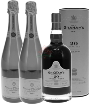 End Of Year Combo: Aperitief + Digestief (Veuve Clicquot + Graham's)