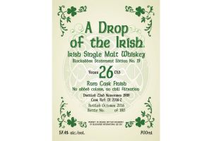 A DROP OF THE IRISH 26Y 57,4° BA (BLACKADDER STATEMENT)