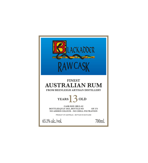 Beenleigh 2007 13y Barc (Blackadder Rum) - 1