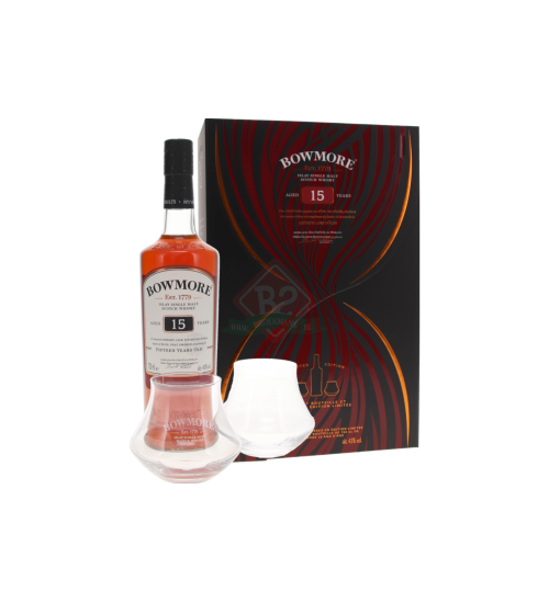 Bowmore 15y + 2 Glasses