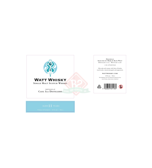 Caol Ila 2015 11y (Campbeltown Whisky Company - Watt Whisky) *PRESALE*
