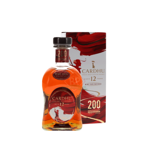 Cardhu 12y 200th Anniversary Wine Matured Boîte Incl.