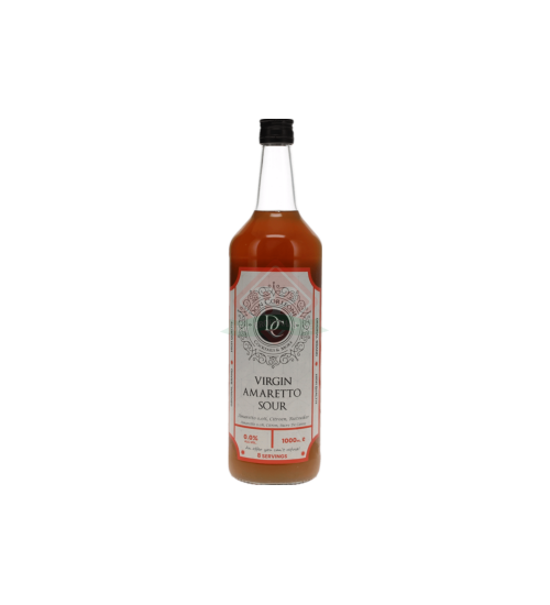 Don Corleone Virgin Amaretto Sour 1l - Ready To Use Premix Non-Alcoholic Mocktail