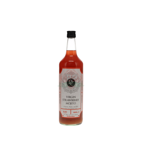 Don Corleone Virgin Strawberry Mojito 1l - Ready To Use Premix Non-Alcoholic Mocktail