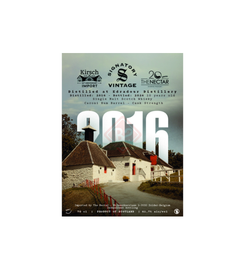 Edradour 2016 10y The Nectar & Kirsch - Caroni Rum Matured (Signatory - The Nectar And Kirsch)