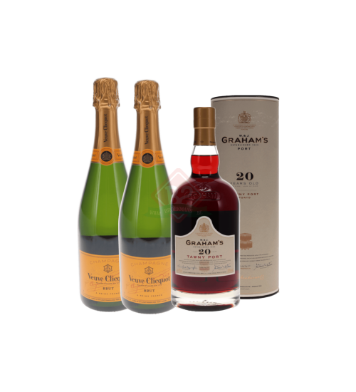 End Of Year Combo: Aperitief + Digestief (Veuve Clicquot + Graham's)