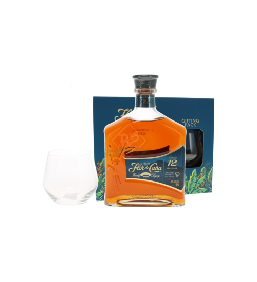 Flor De Cana 12y + 1 Glas