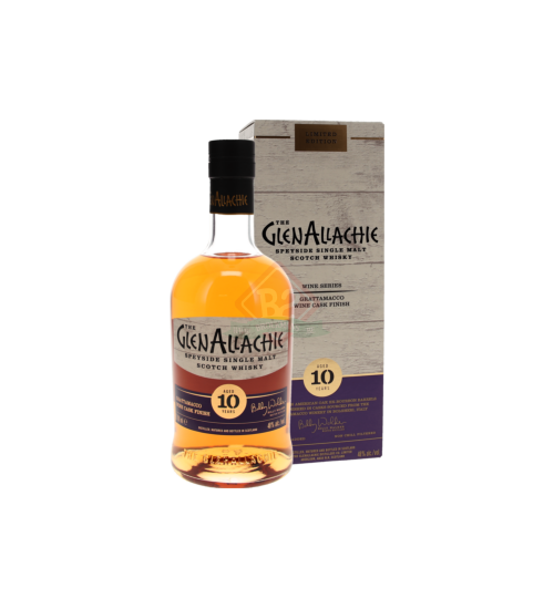 Glenallachie 10y Grattamacco Wine Finish Incl. Doos